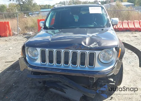 2016 Jeep Renegade Limited from USA, damaged, VIN ZACCJADT4GPC96326